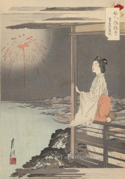 Costumbres y modales de las mujeres 1895 1 Ogata Gekko Japonés Pinturas al óleo